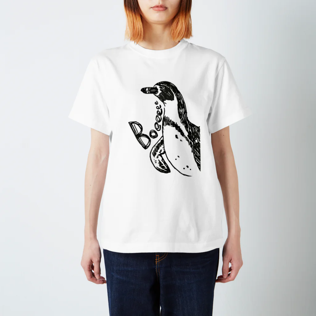 しゃけのぼえぼえフンボルトペンギン君 スタンダードTシャツ