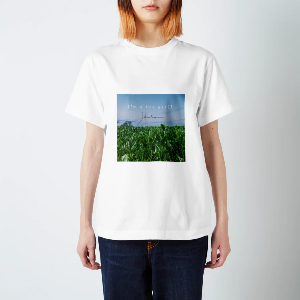 日本茶専門店朱夏のtea girl! T-shirt Regular Fit T-Shirt