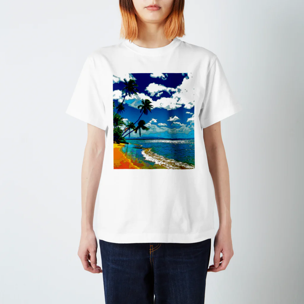 GALLERY misutawoのカリブ海の休日 スタンダードTシャツ