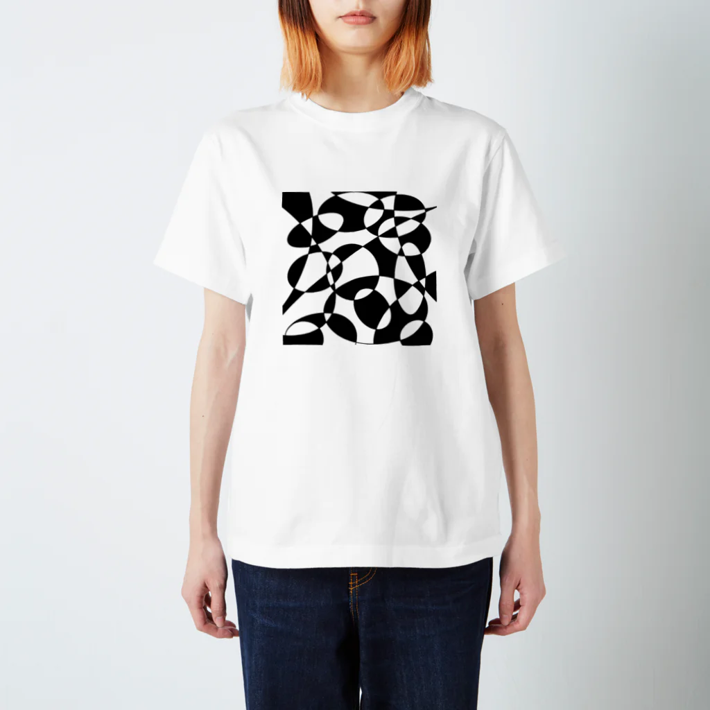 高野寛のSUZURIのB&W #1 Regular Fit T-Shirt