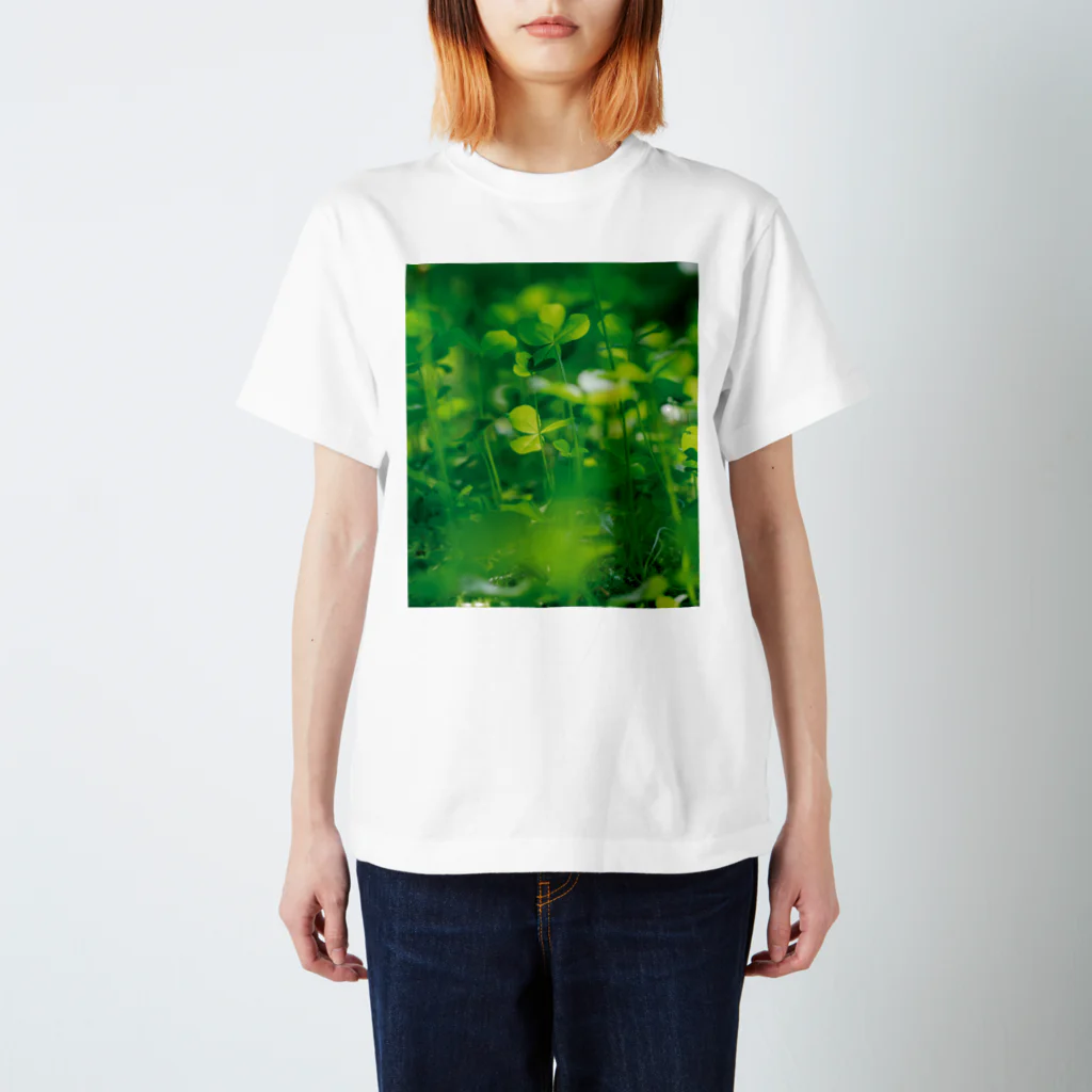 akane_art（茜音工房）の癒しの風景（クローバー） Regular Fit T-Shirt