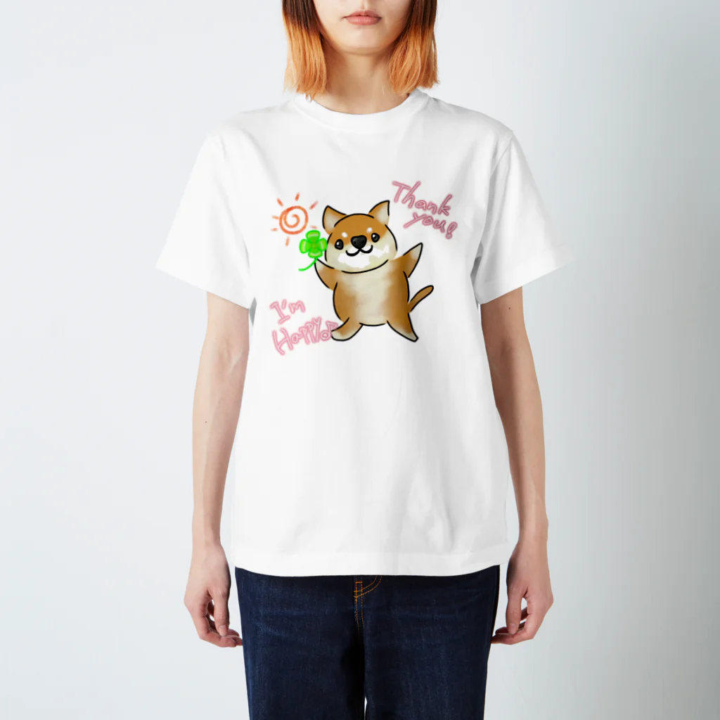 Lily bird（リリーバード）のHappy♪しばいぬ Regular Fit T-Shirt