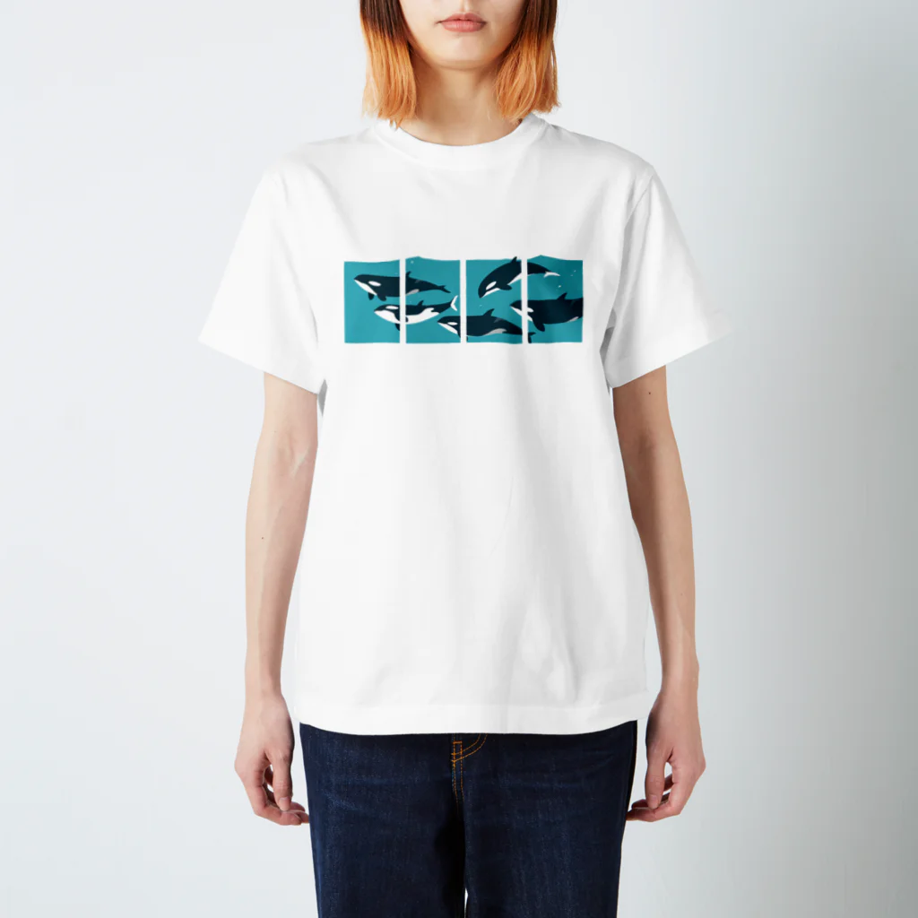 はるさめのシャチの水族館 Regular Fit T-Shirt