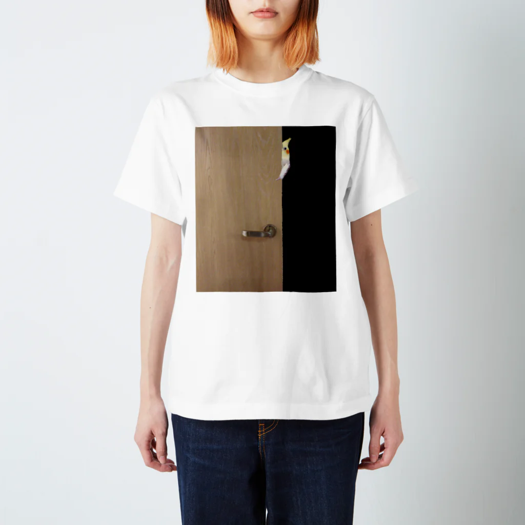 まめちゃん家のまめ（家政婦・黒） Regular Fit T-Shirt