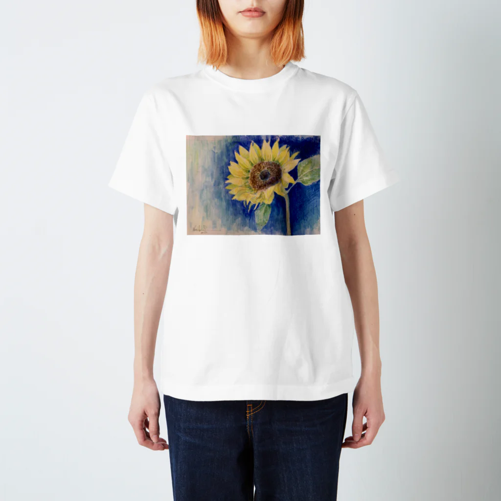 NAOKI SHIMADAのひまわり Regular Fit T-Shirt