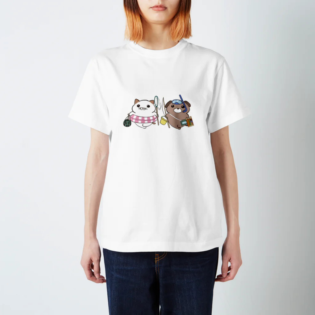 Meowのなつやすみ Regular Fit T-Shirt