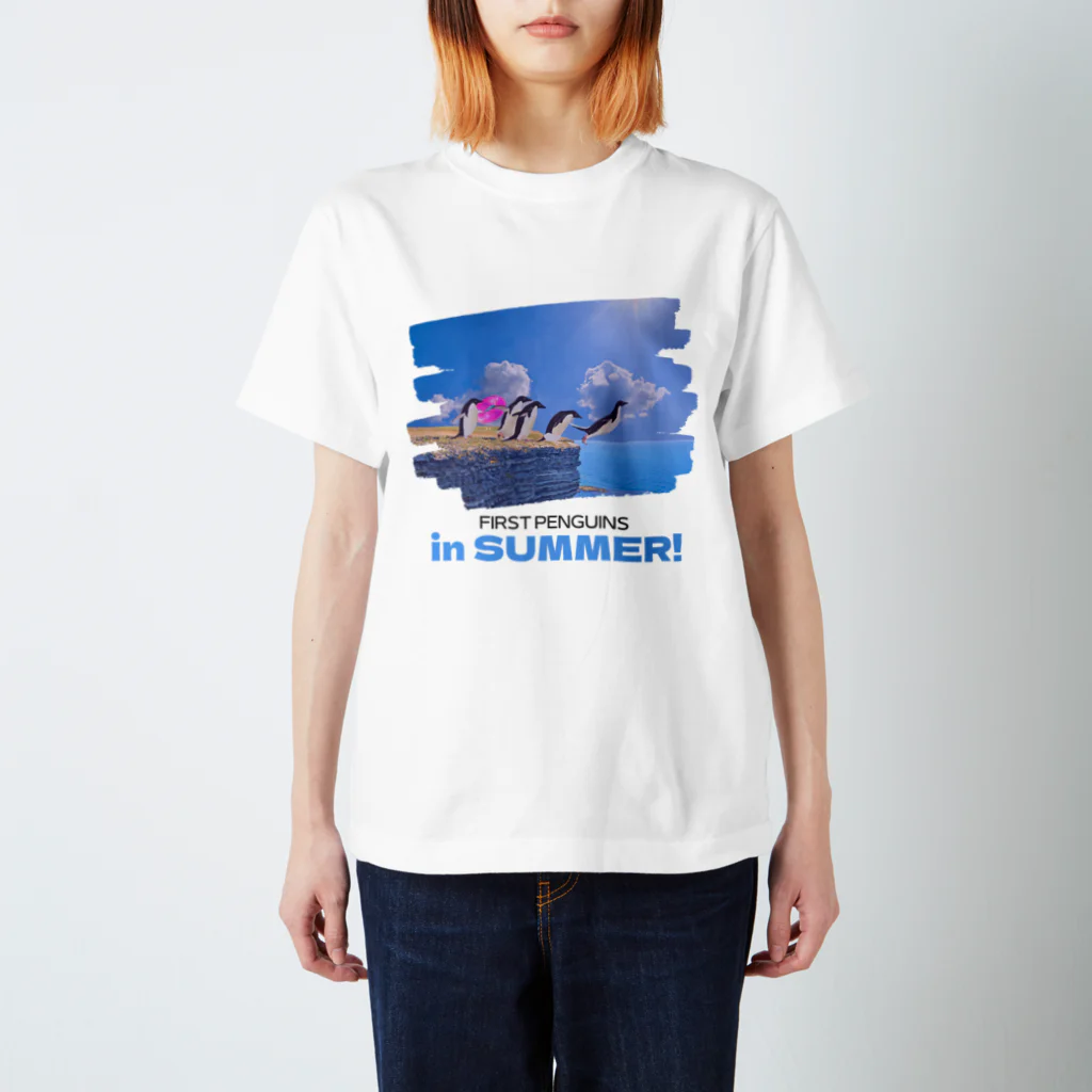 DG Blog＆DesignのFIRST PENGUINS in SUMMER! スタンダードTシャツ