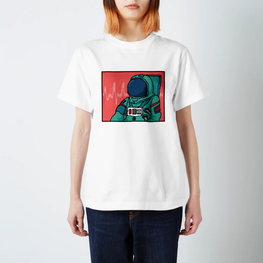 たこむんLABO.のpixel Astronauts Regular Fit T-Shirt