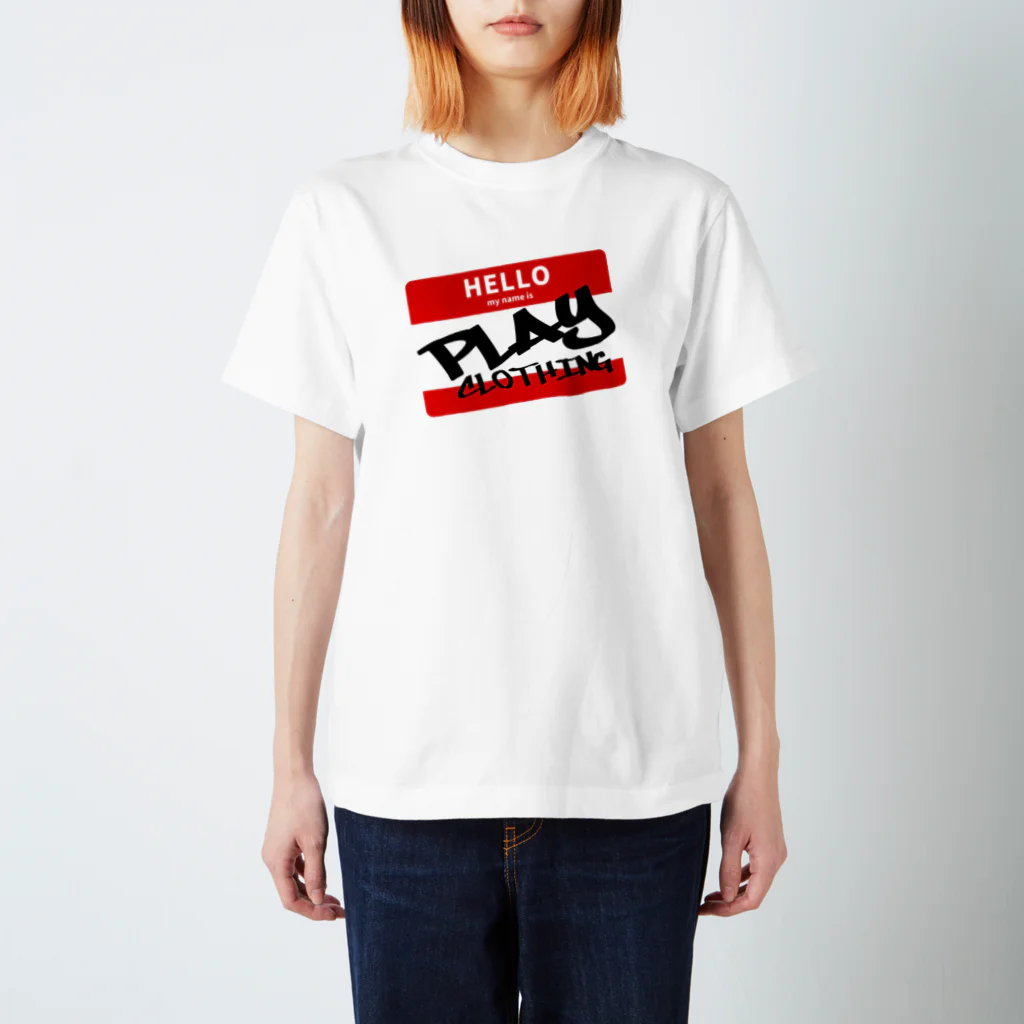 PLAY clothingのHELLO MY NAME IS PLAY  R ① スタンダードTシャツ