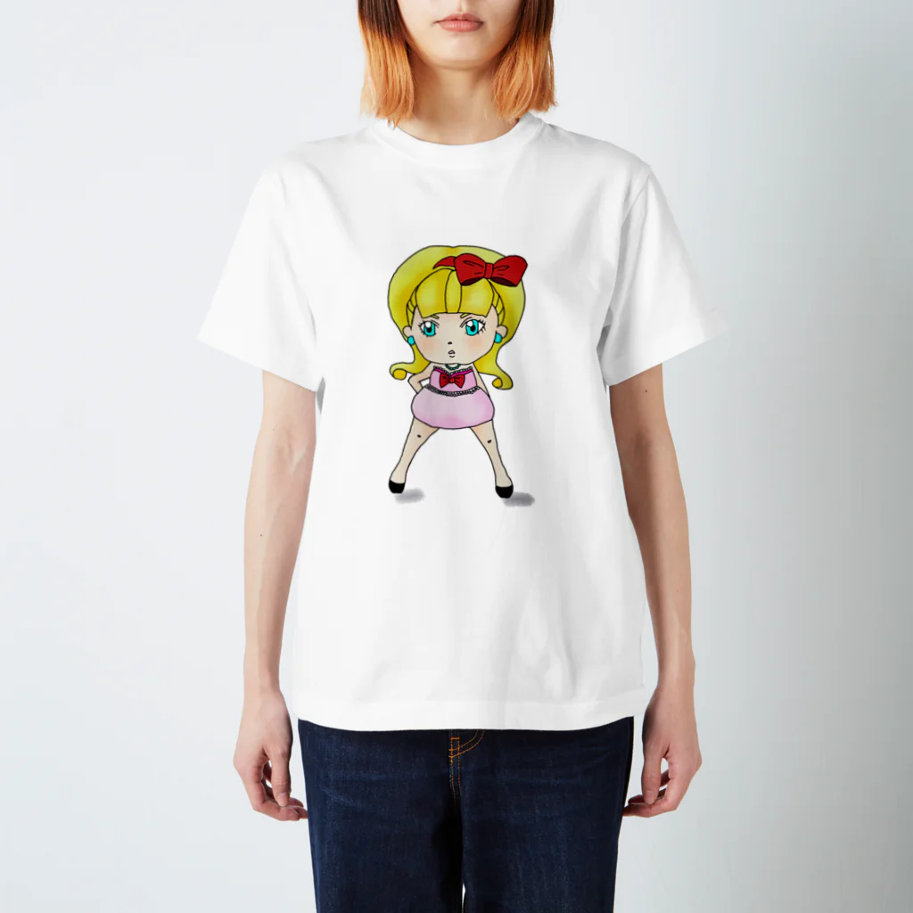 げんちゃるのキャバ嬢もえたん スタンダードTシャツ