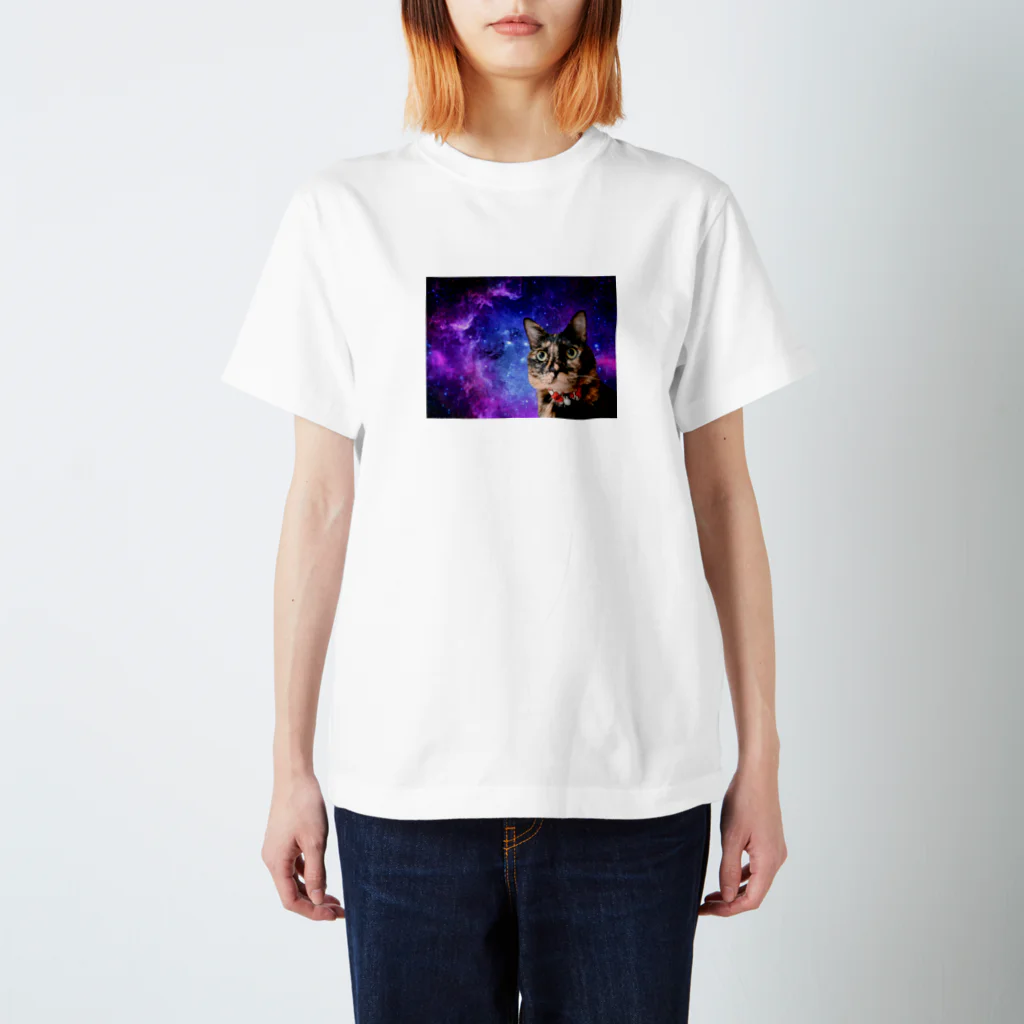 stormの宇宙ねこなわっちゃん Regular Fit T-Shirt