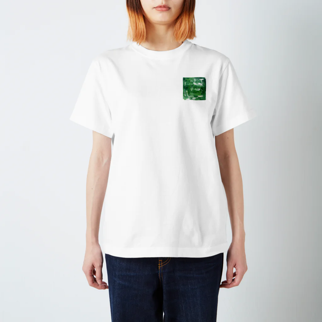 YUKINOARTWORKの真四角Garden Regular Fit T-Shirt