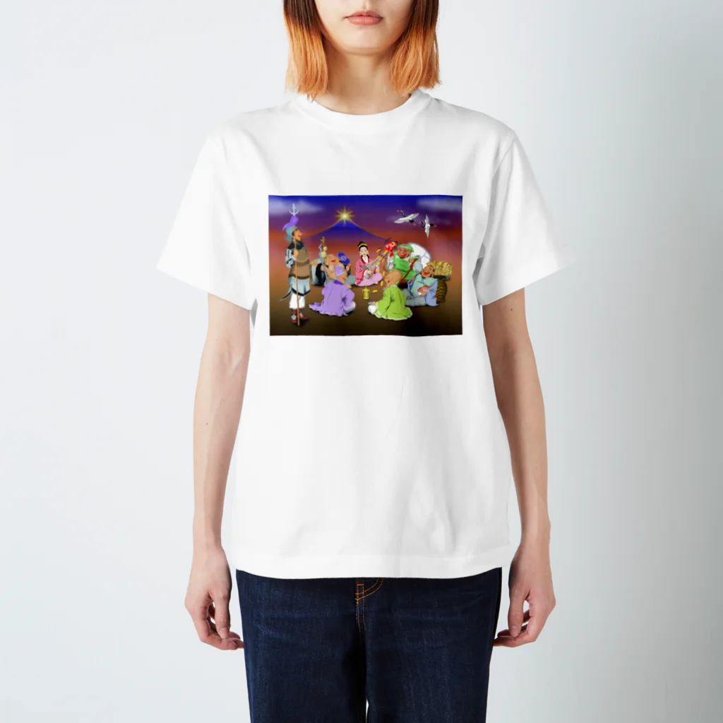 アトリエリオンの七福神 スタンダードTシャツ