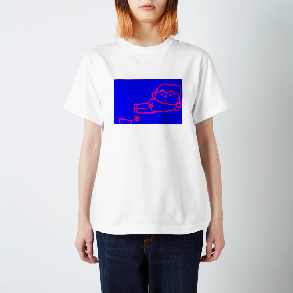 ミッケ佳の夜テレビを見る スタンダードTシャツ