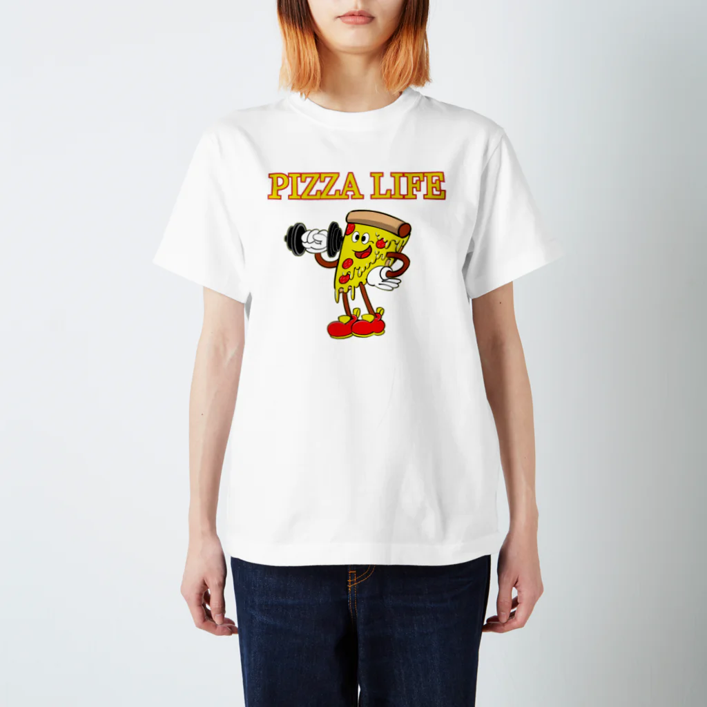 MDC & TATTOO LIFE SHOPのピザライフ with.マッスルピザマスター スタンダードTシャツ