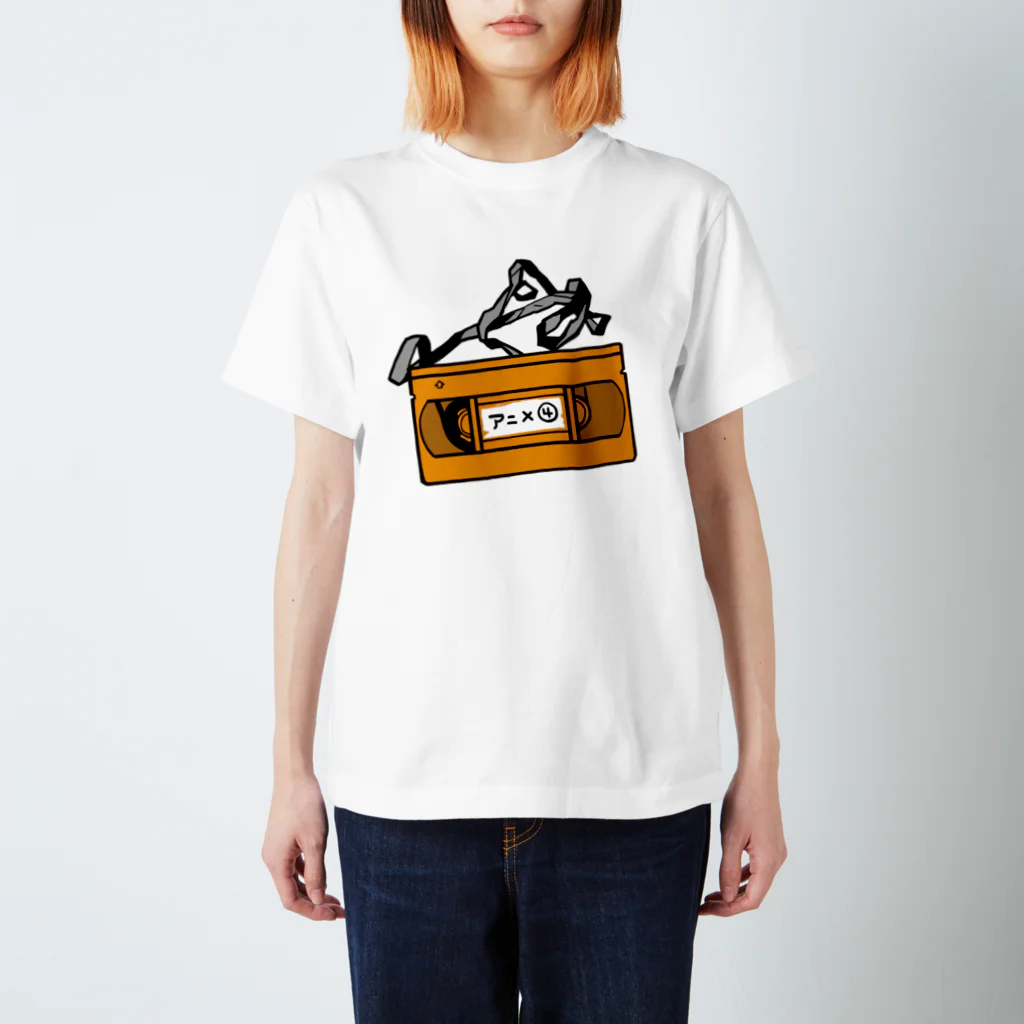 MITUBA SHOPのVHSテープ〜録画アニメ④ Regular Fit T-Shirt