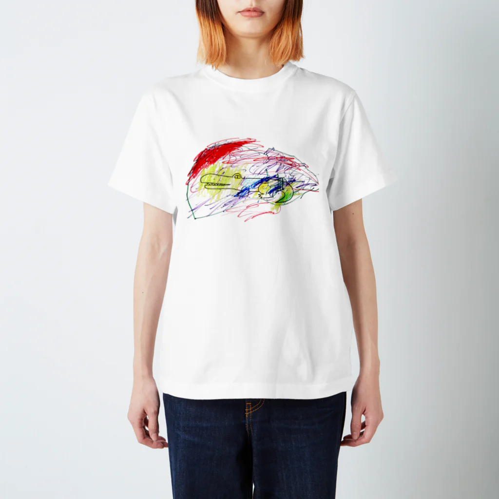 快晴8080（カイセイハレバレ）のカラフルなワニ Regular Fit T-Shirt