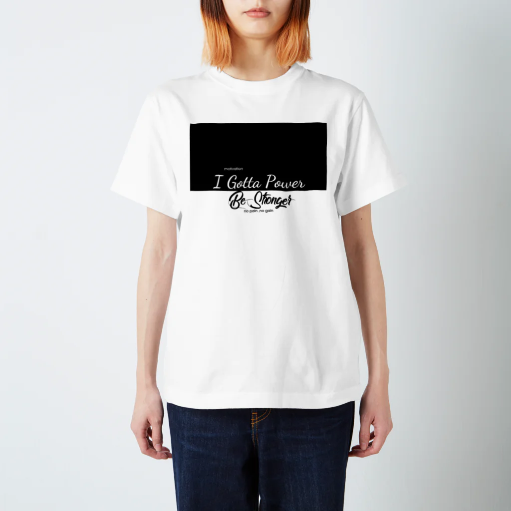 gm shopのモノトーンTシャツ　ブラックandホワイト Regular Fit T-Shirt