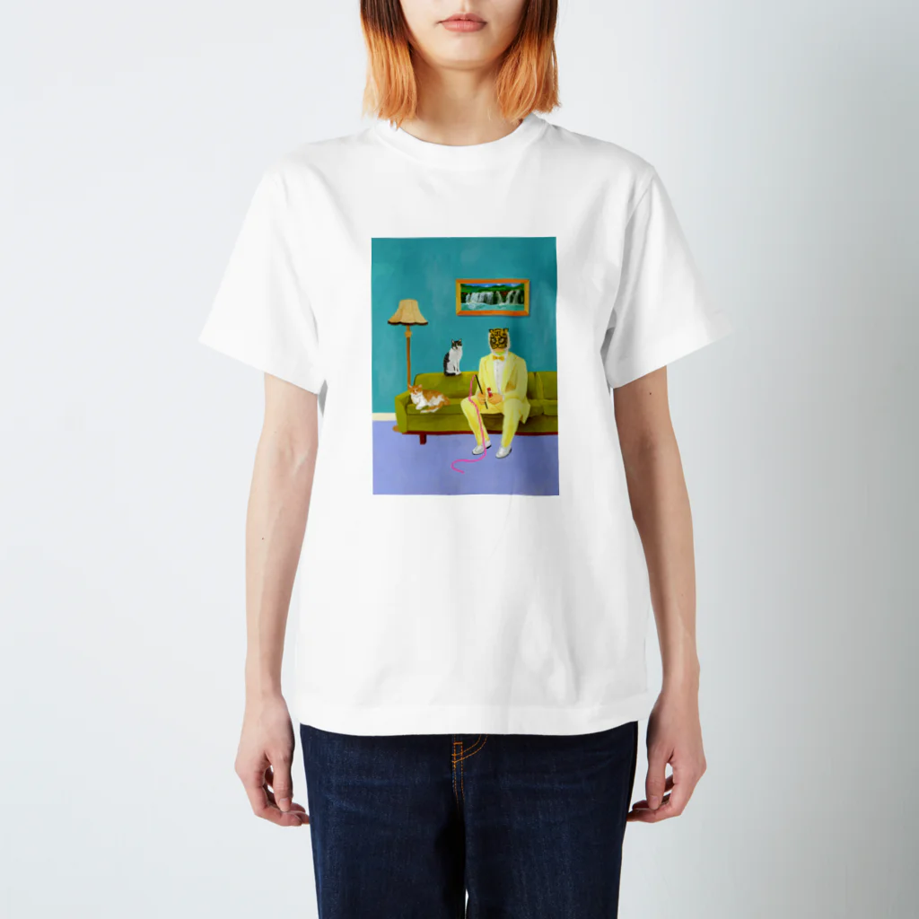 matsuorrrのネコ科の面々 スタンダードTシャツ