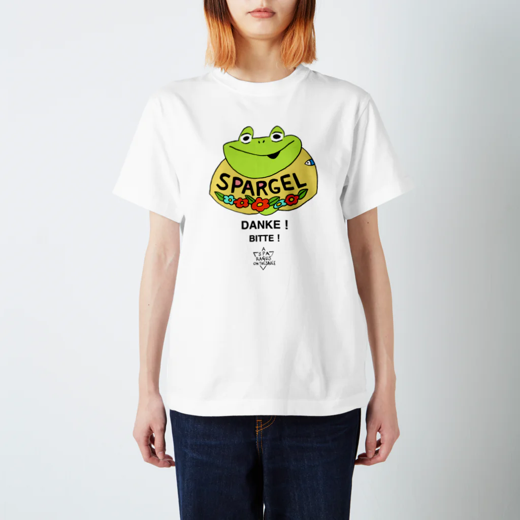 SANMA ZANMAIのシュパーゲルティー　前面 スタンダードTシャツ