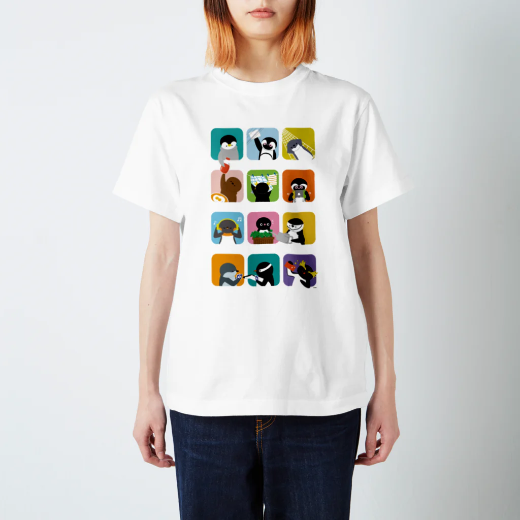 しろくま&ペンギン通信のペンギンアパート Regular Fit T-Shirt