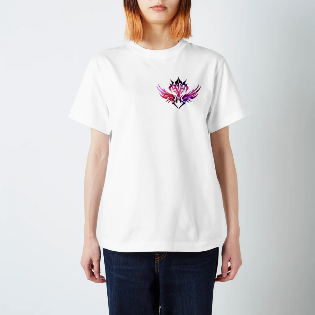 有限会社　√65のGESTALT_Clash Violet ver スタンダードTシャツ