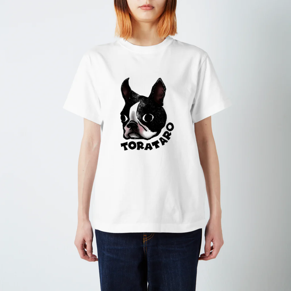 小樽虎太郎のボストンテリア　TORATARO スタンダードTシャツ