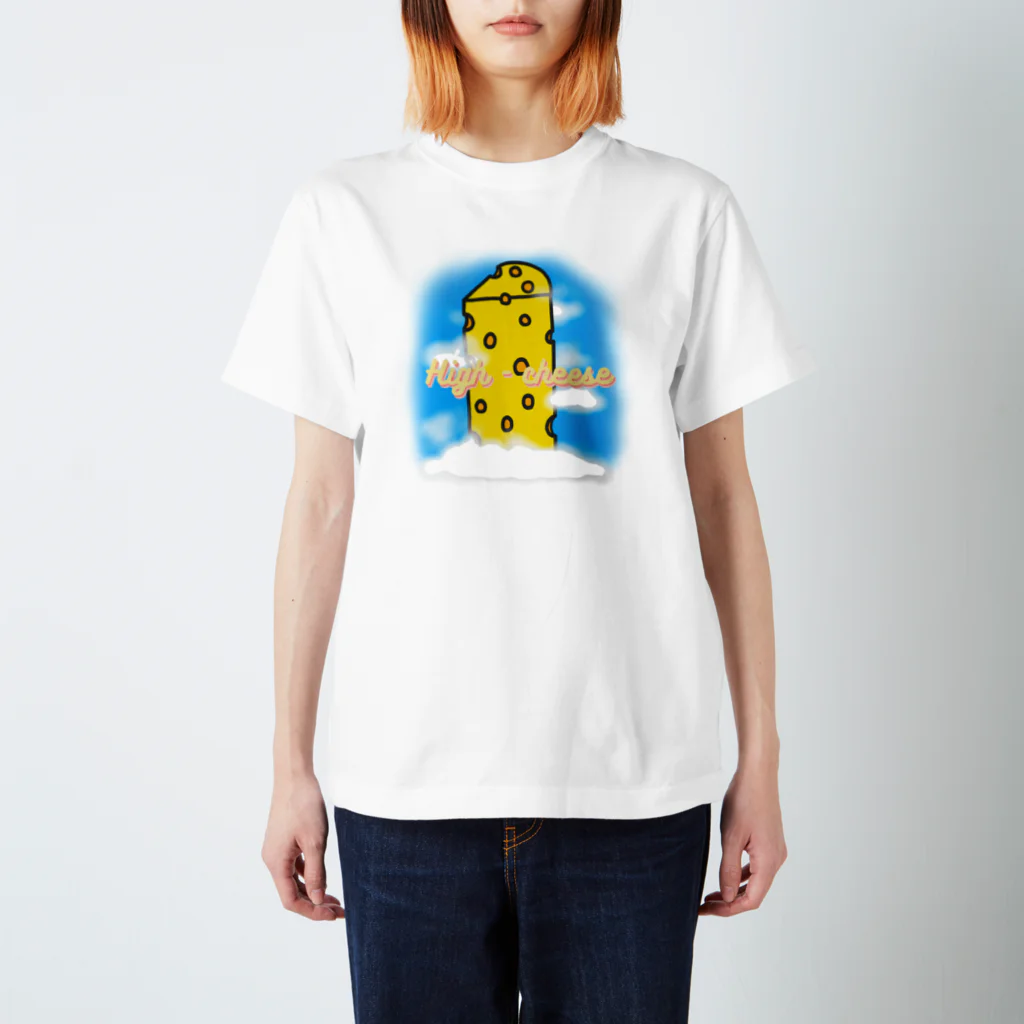 ツナ川しゅりのHigh-Cheese Regular Fit T-Shirt