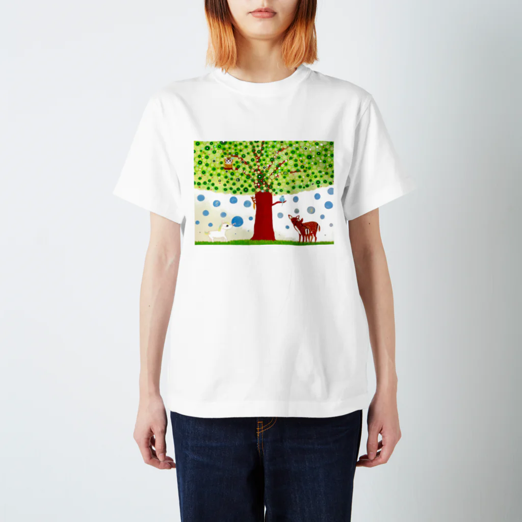 しえ*shopの希望の木　-壁紙用- スタンダードTシャツ