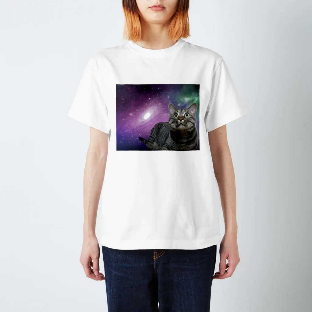 ふまぢるちゃんの宇宙猫 Regular Fit T-Shirt