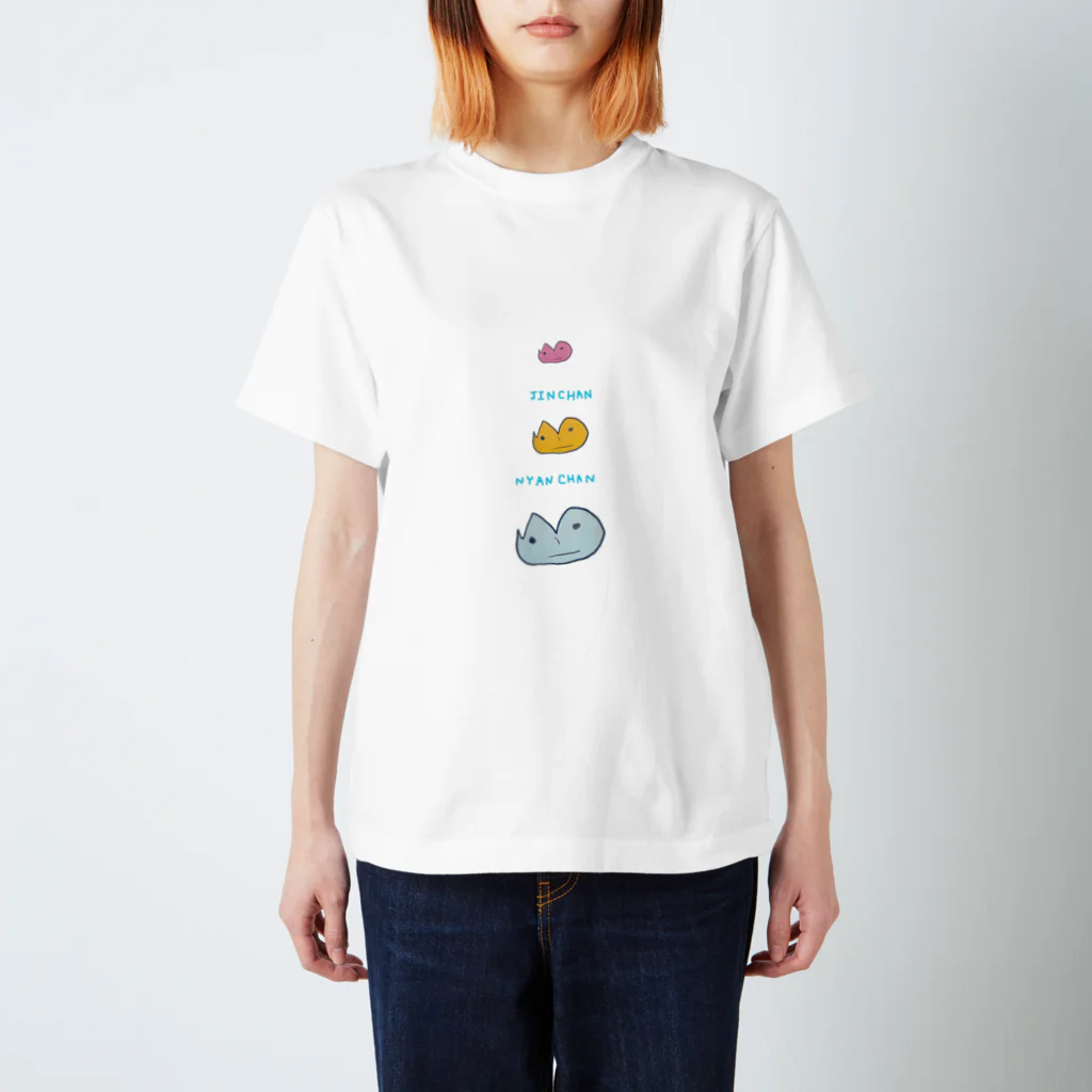 にゃんちゃんショップのじんちゃんにゃんちゃん Regular Fit T-Shirt