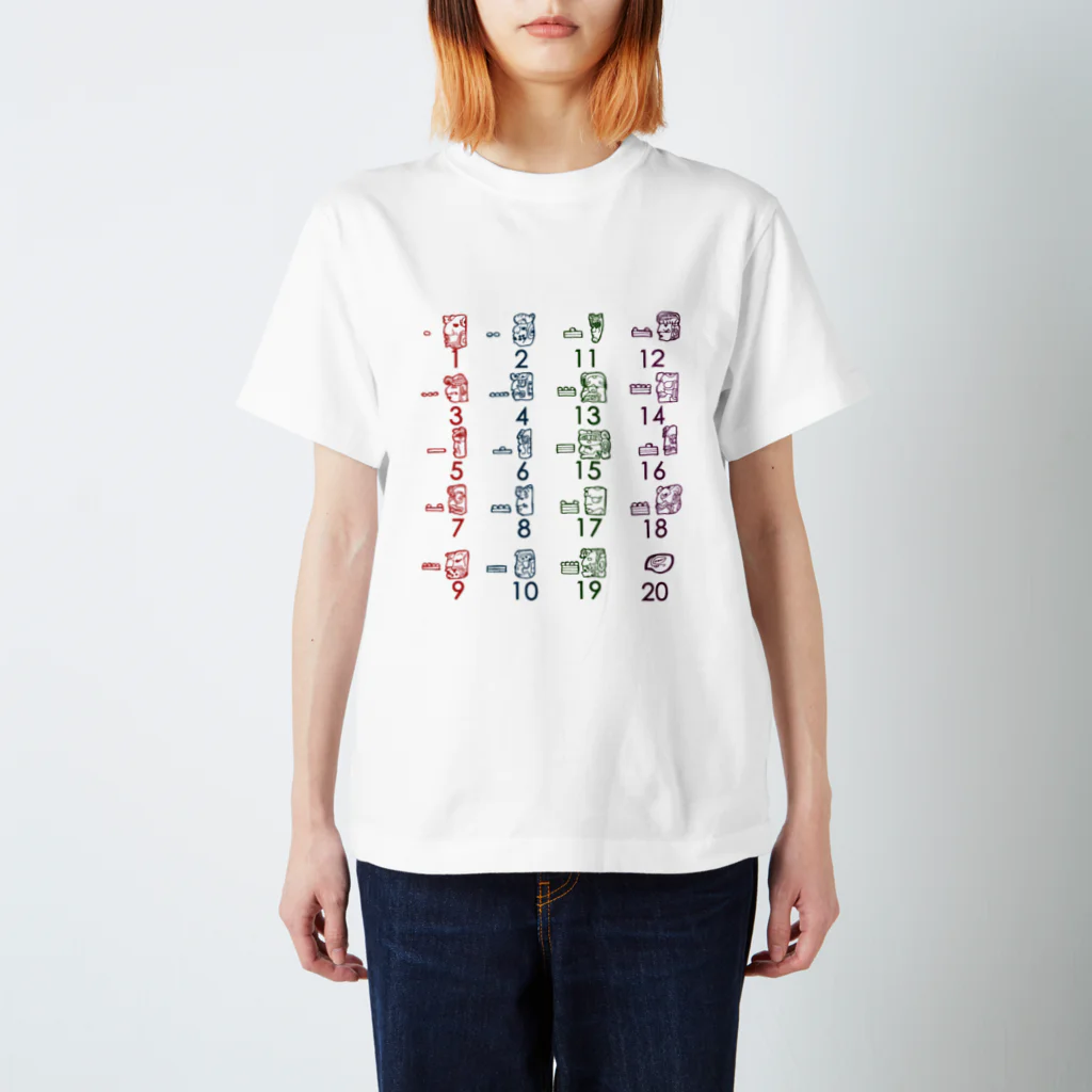 say-coのマヤ数字 Regular Fit T-Shirt