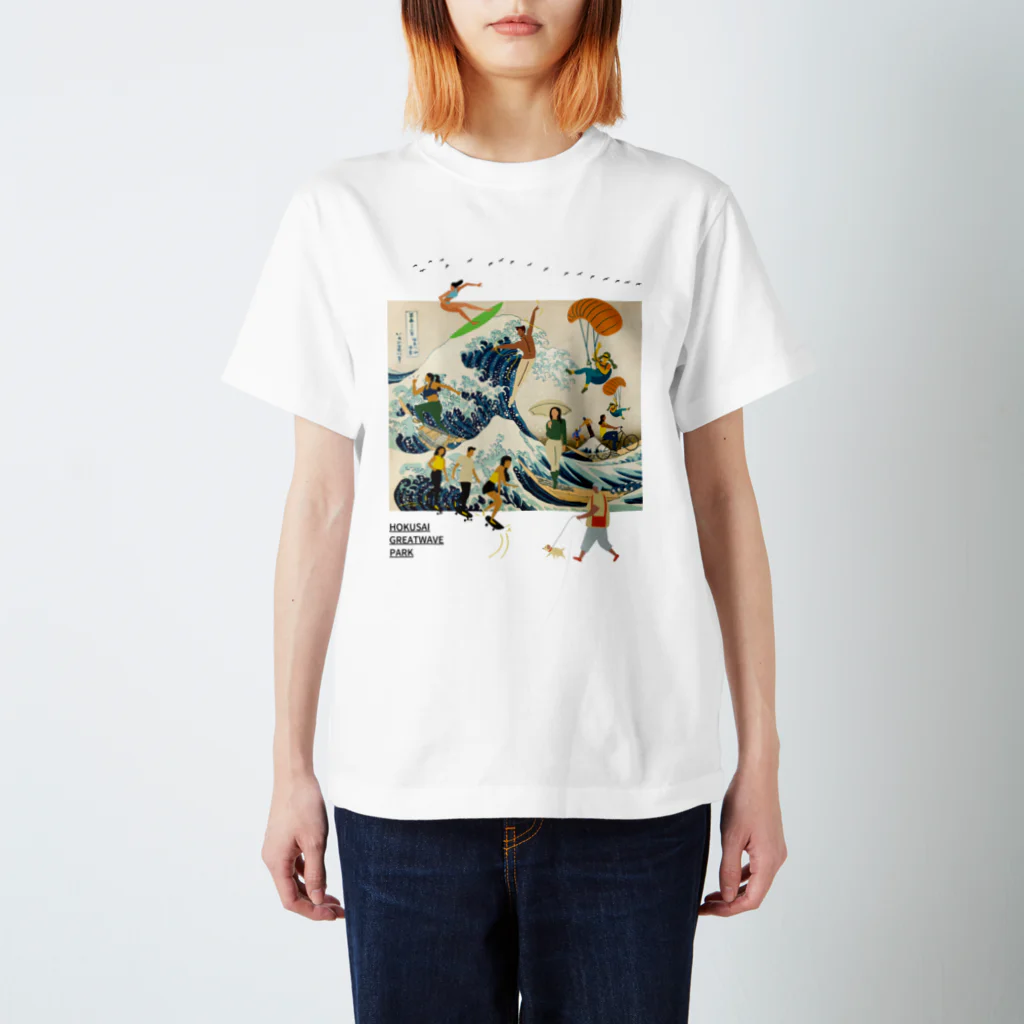 茂呂モリーのHOKUSAI GREATWAVE PARK スタンダードTシャツ