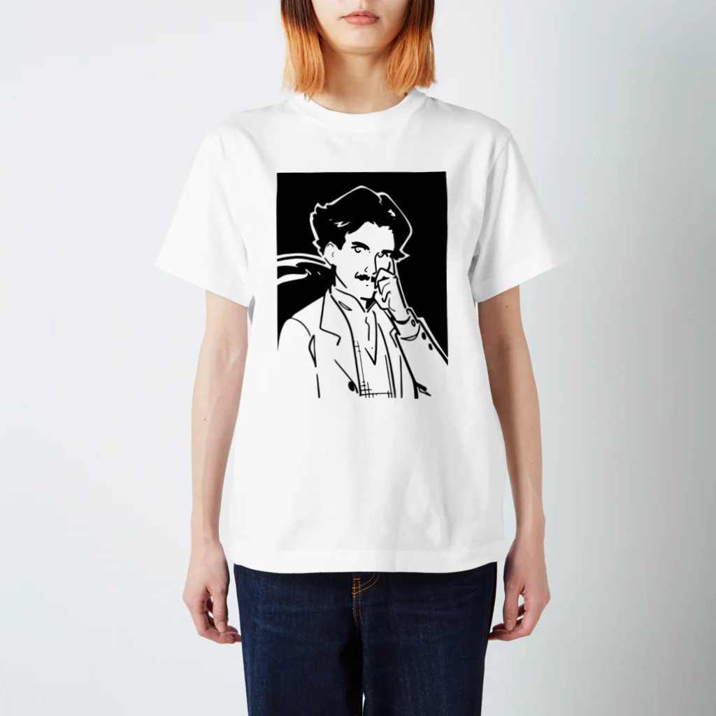 山形屋米店のニコラ・テスラ（Nikola Tesla） スタンダードTシャツ