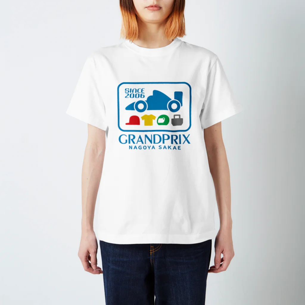 GRANDPRIX名古屋栄店のGRANDPRIX名古屋栄店 オリジナルＴシャツ（ロゴ・カラーTYPEA) Regular Fit T-Shirt