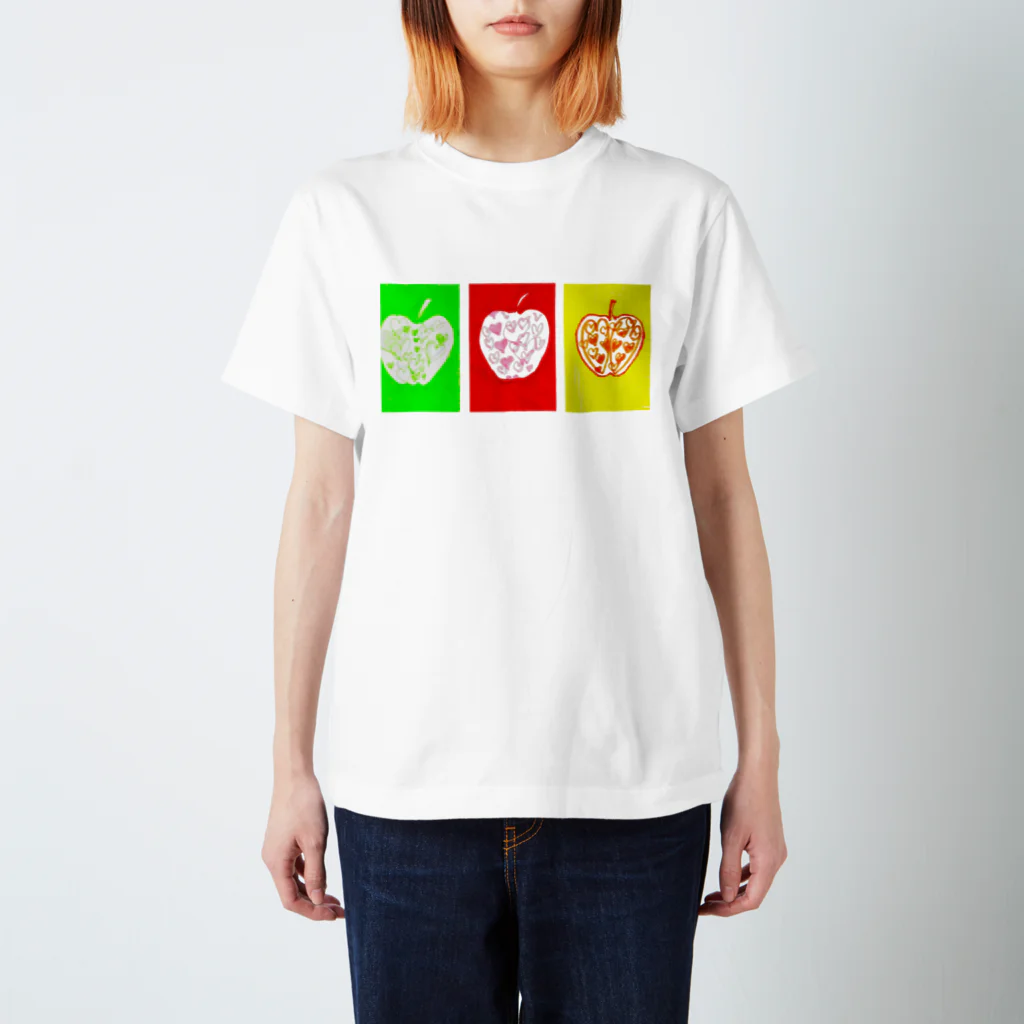 おとぼけ姉さんSHOPのりんご！りんご！りんご！ スタンダードTシャツ