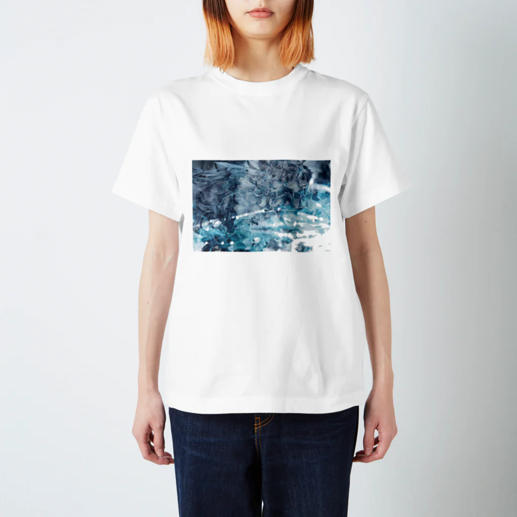 えび ☞ 液体彫刻の溶解と情景 スタンダードTシャツ