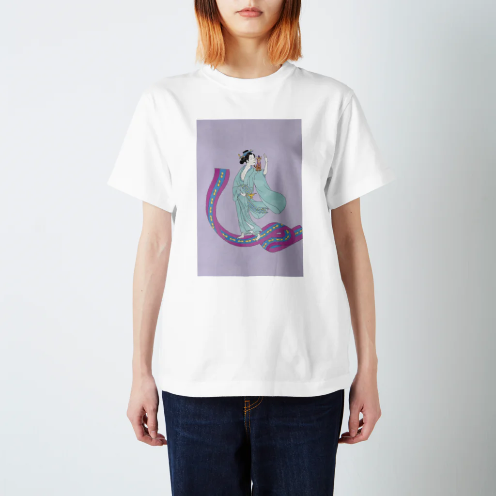 keeeeeep smilingの帯じゃ飛べんでしょ... 「アブーという名の猫」 Regular Fit T-Shirt