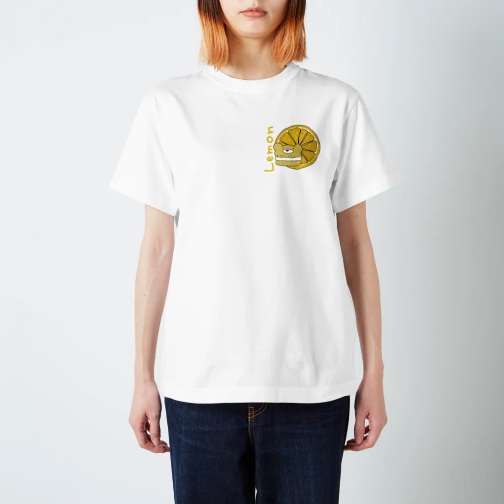 BLISSのクマカロンレモン味 Regular Fit T-Shirt