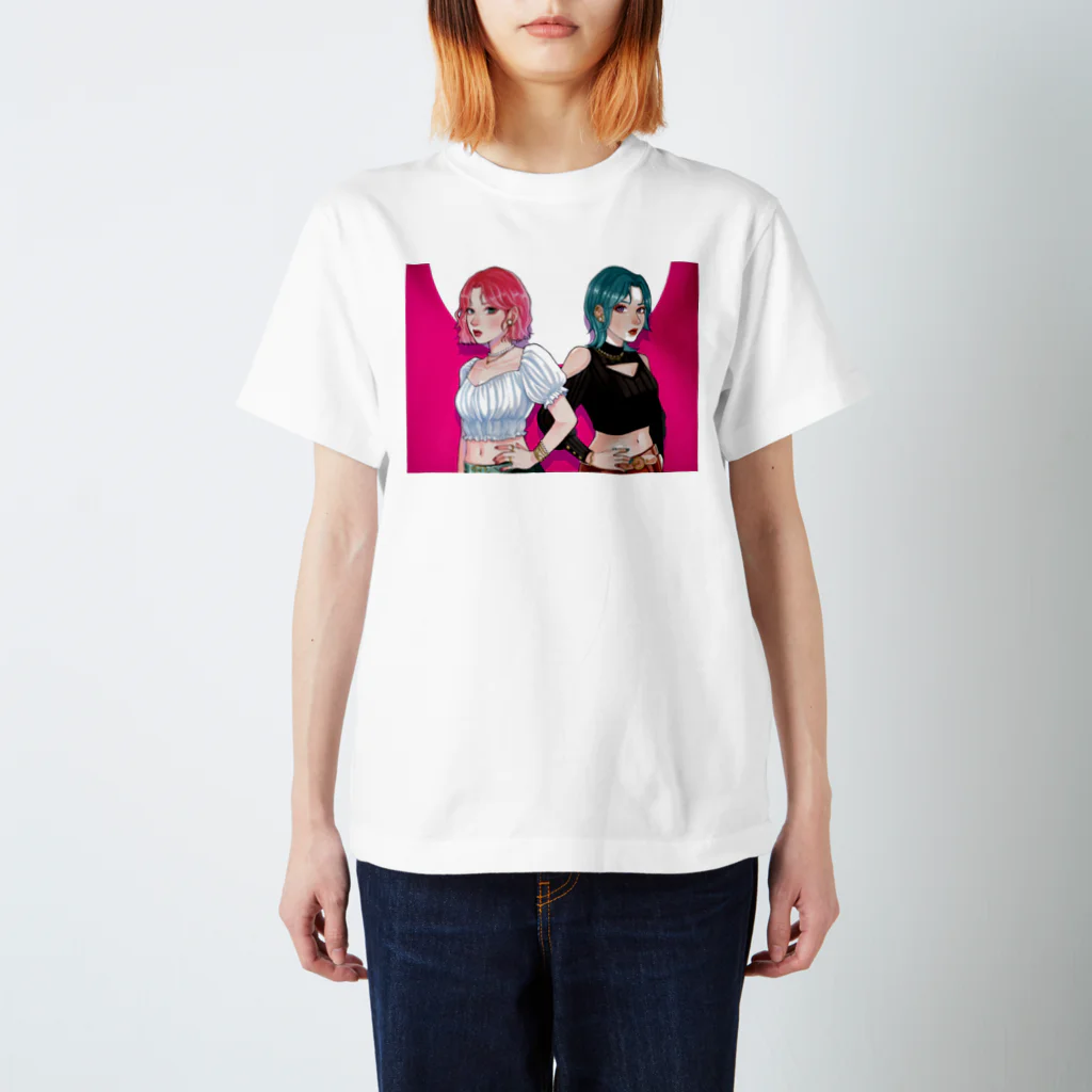つばめショップのFanky girl Regular Fit T-Shirt