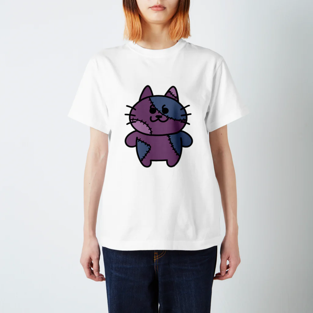 かっこにゃん！のツギハギかっこにゃんTシャツ スタンダードTシャツ