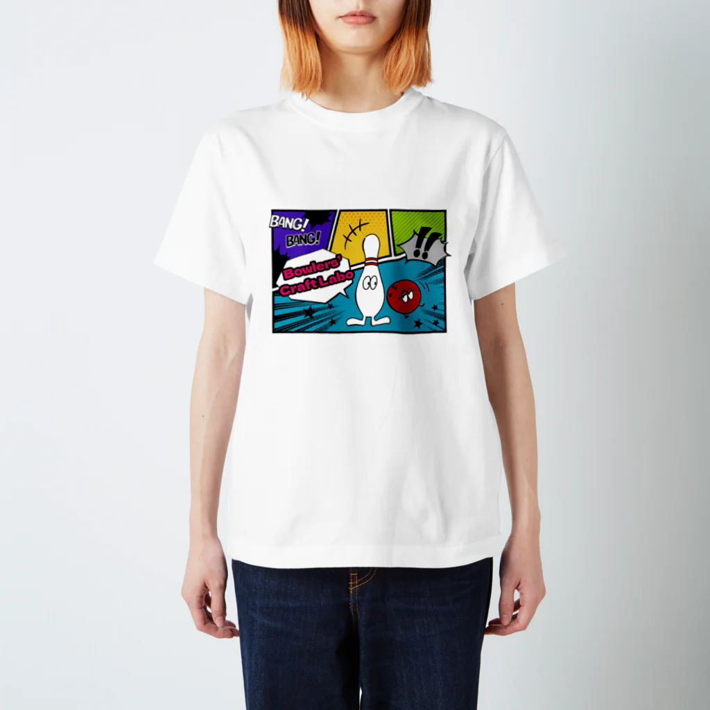 Bowlers’ Craft  LaboのBowlers' companions(アメコミ風) スタンダードTシャツ