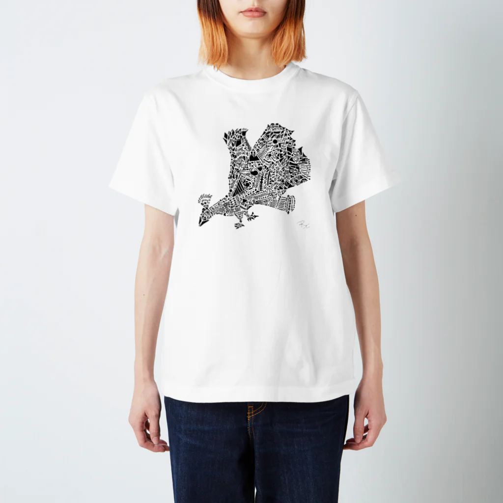 Unity  earth (ここぺり)の鳳凰 Regular Fit T-Shirt