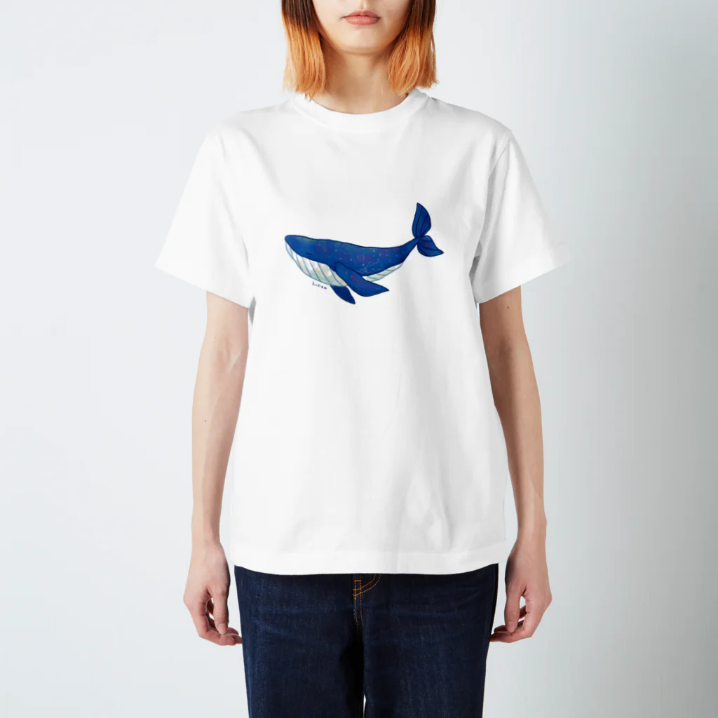 yokohama_hoshiのふねがうかぶくじら スタンダードTシャツ