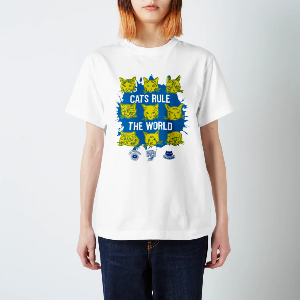 LONESOME TYPE ススの猫が世界を支配するFreeHand（UKR🇺🇦） スタンダードTシャツ