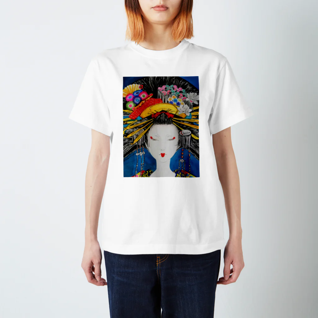 えしてんの時実月夜様作「簪」 スタンダードTシャツ