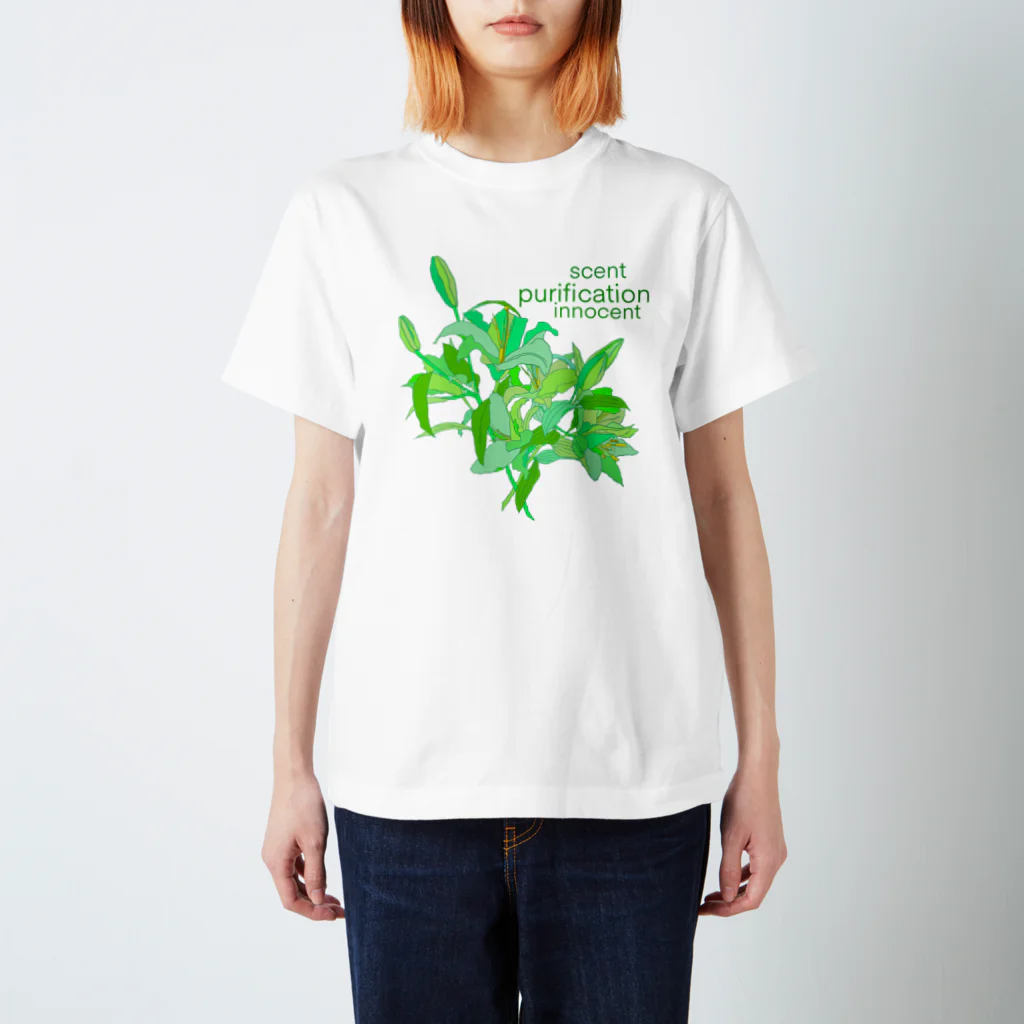 OtsuCHEEの百合 Regular Fit T-Shirt