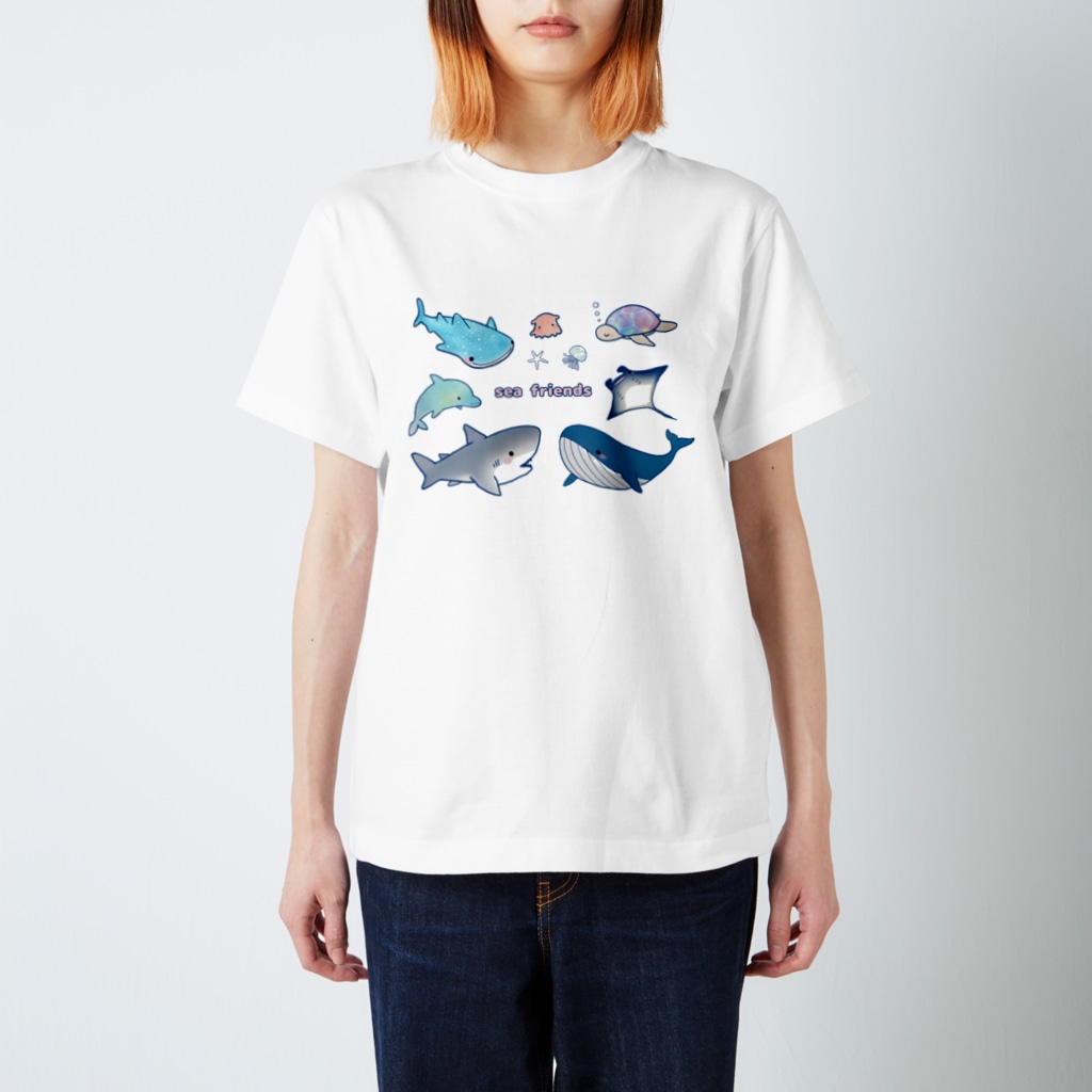 まぁの海の生き物屋さんのsea friends Regular Fit T-Shirt