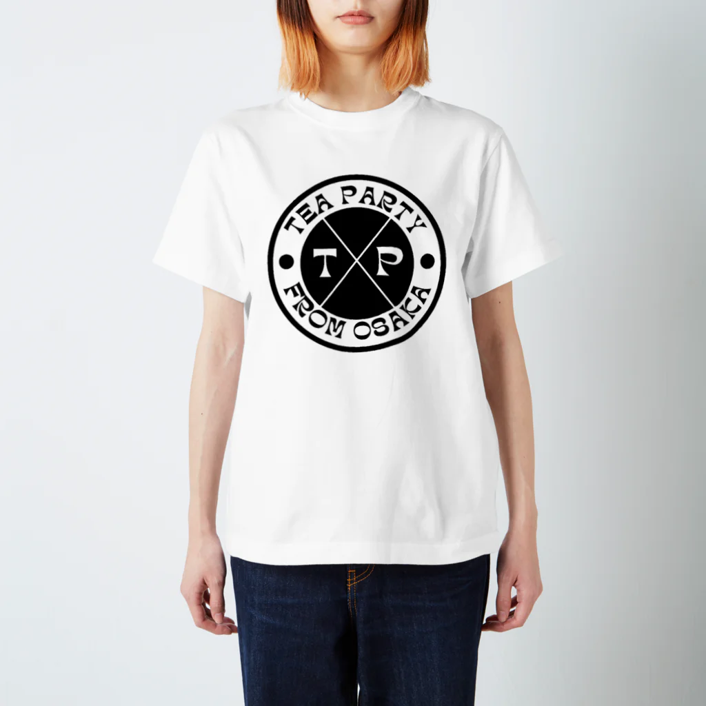 TEA PARTY Dance ShopのT・P Tシャツ White スタンダードTシャツ