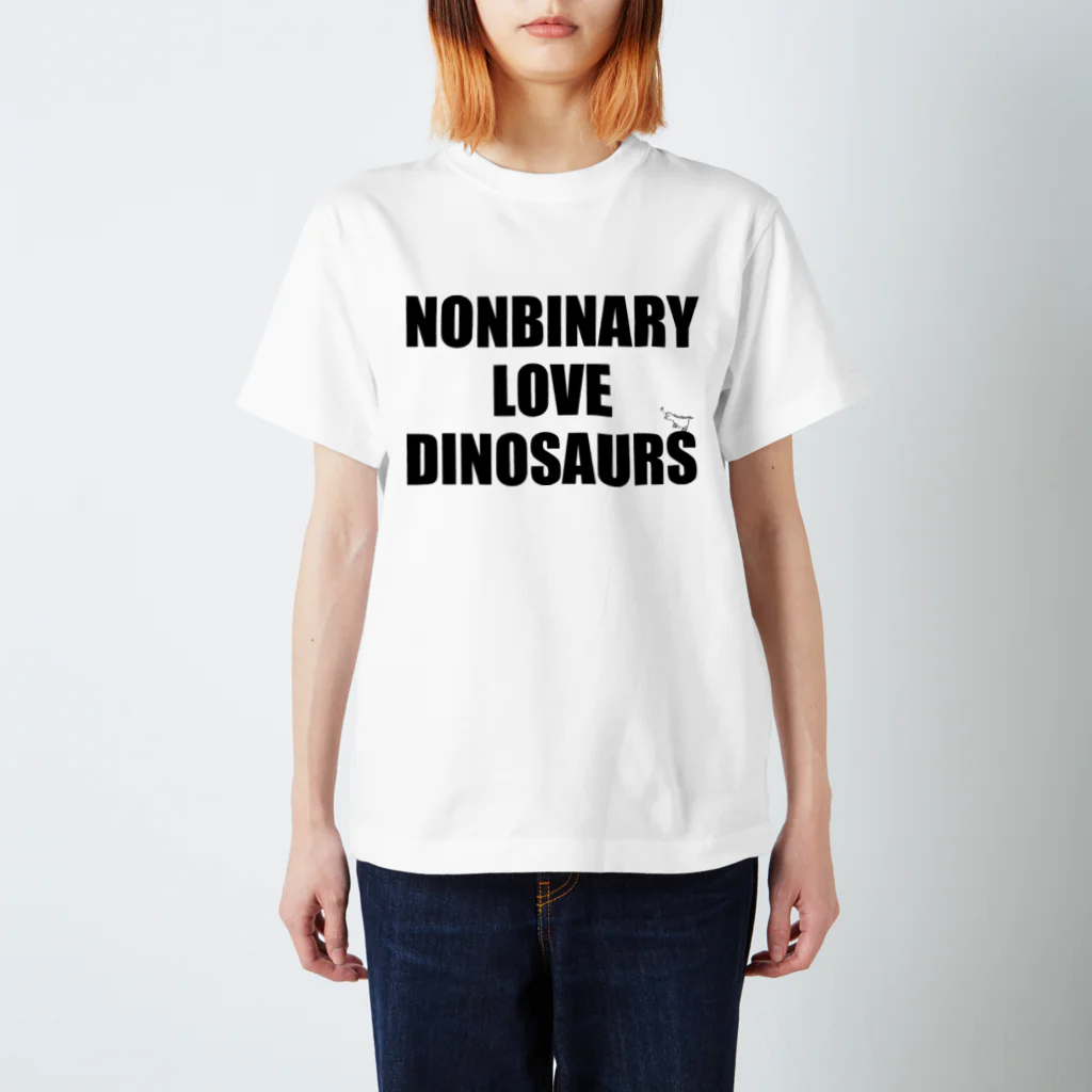 new syrupのNONBINARY LOVE DINOSAURS スタンダードTシャツ